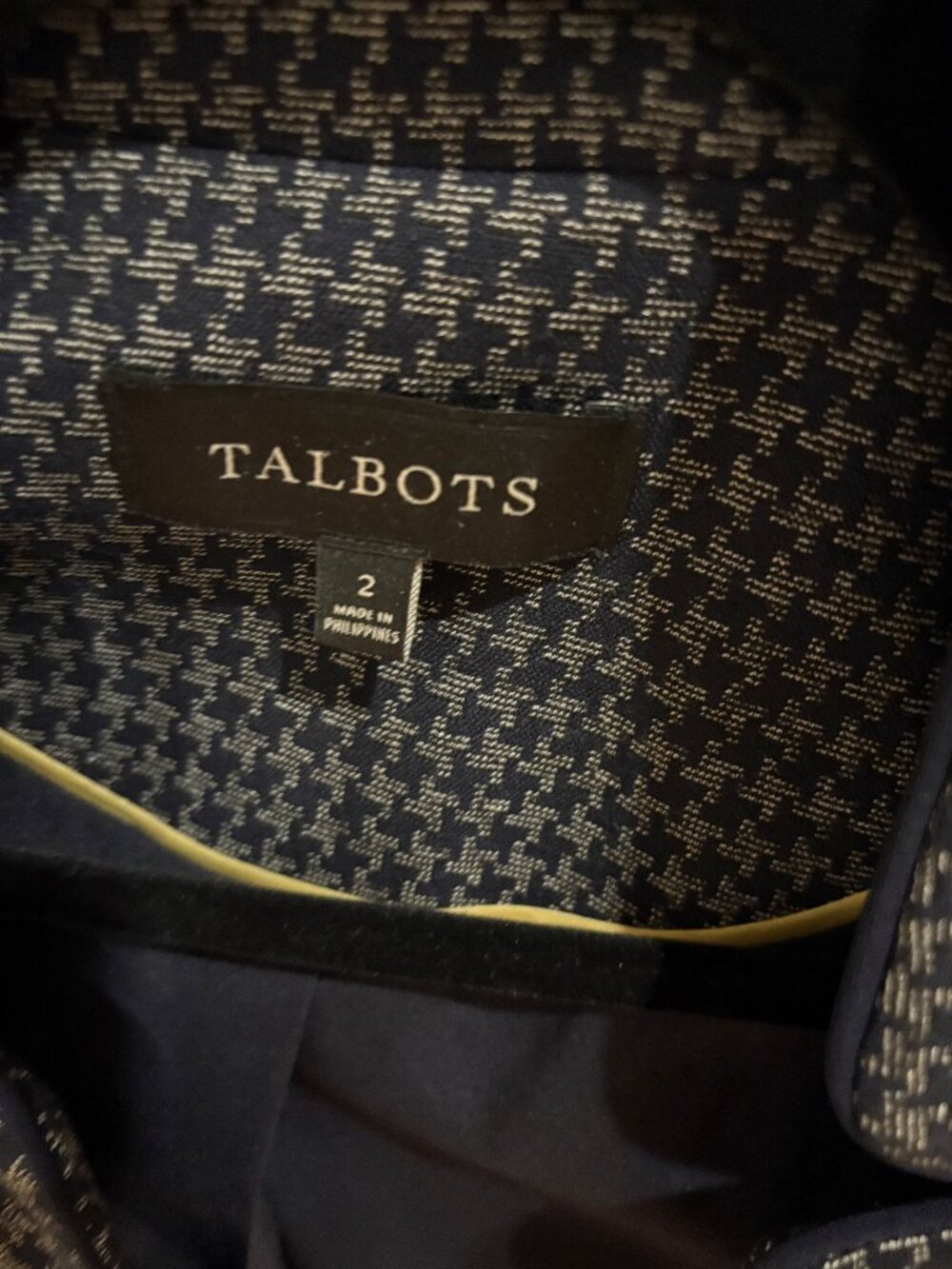 ๐๐ฉถ Talbots Structured Tweed Open-Front Jacket - Size 2 - Picture 2 of 6
